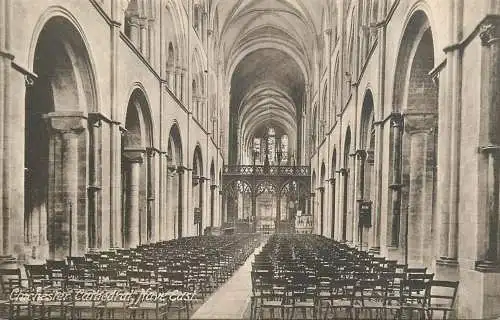 British churches & cathedrals postcard Chichester cathedral