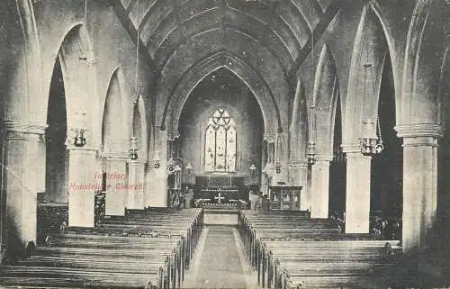 British churches & cathedrals postcard Henstridge church
