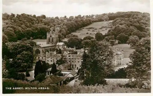 British churches & cathedrals postcard Milton abbas the abbey