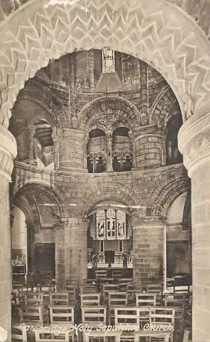 British churches & cathedrals postcard Cambridge Holy sepulcre church