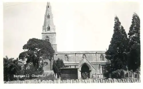 British churches & cathedrals postcard Barnwell church