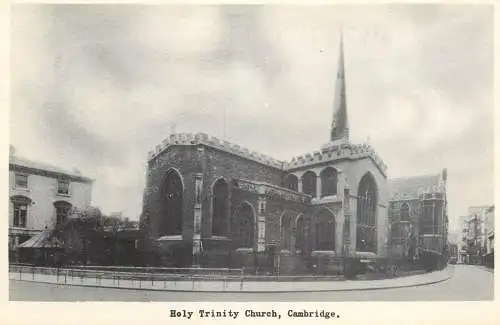 British churches & cathedrals postcard Cambridge Holy Trinity church