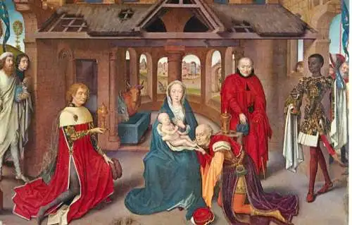 The Adoration of the Three Wise Men Hans Memling painting