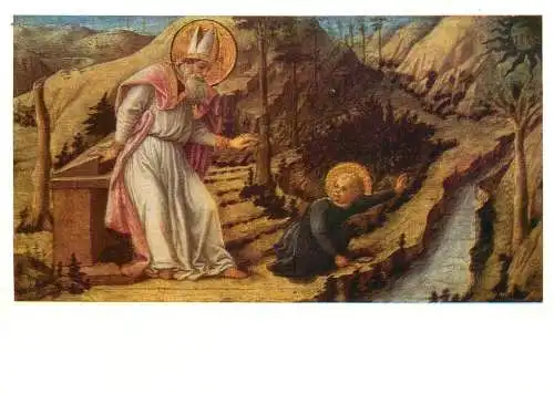 Vision of St Augustine Fra Filippo Lippi painting
