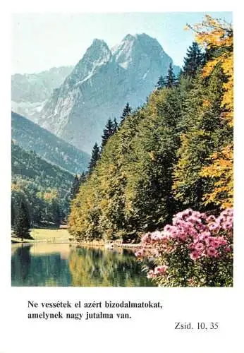 Picturesque natural landscape biblical quote