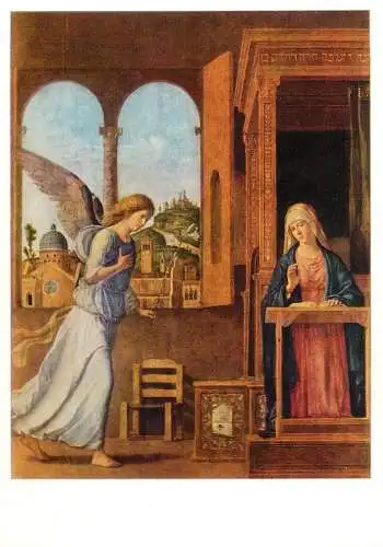 The Annunciation Giovanni Battista Cima da Conegliano painting