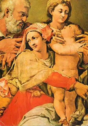 Holy Family with Saint Catherine painting