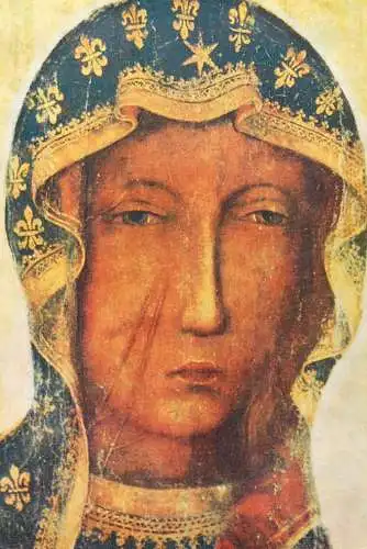 Black Madonna artwork detail aspect