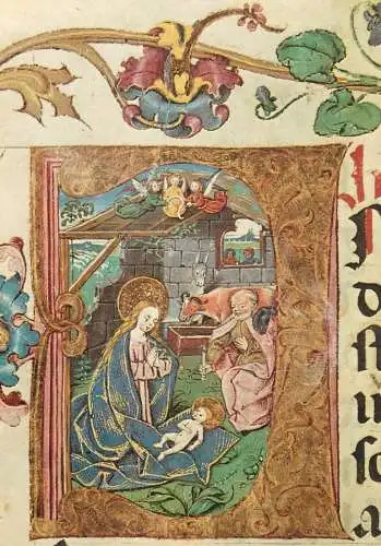 Evangelistarium of Neustift about Nativity (initial) about 1482