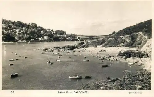 United Kingdom England Salcombe Sunny cove