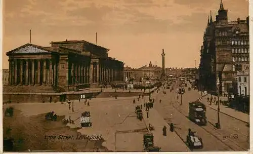 United Kingdom England Liverpool Lime street tram