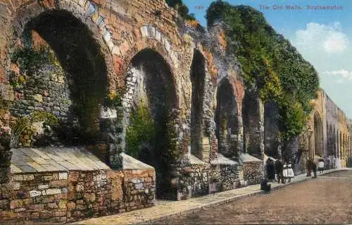 United Kingdom England Southampton old walls
