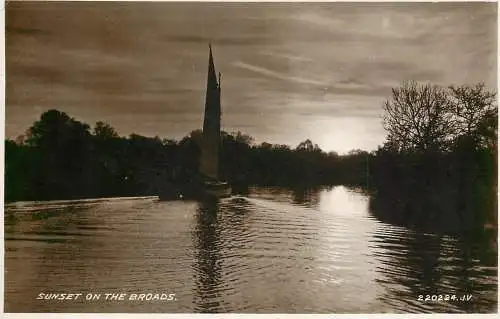 United Kingdom England Surrey sunset