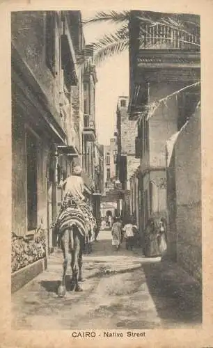 Egypt Cairo native street