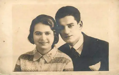 Couple souvenir foto 1932 Bucuresti