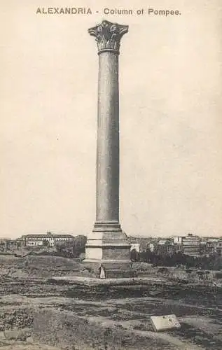 Egypt Alexandria column of Pompee