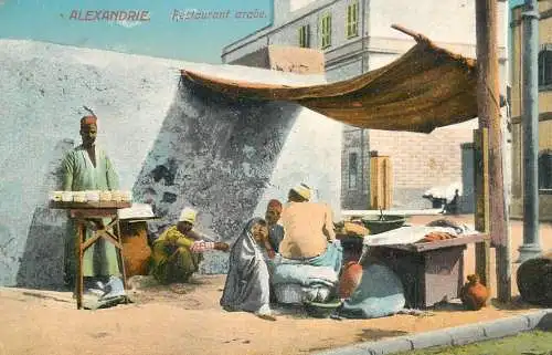 Egypt Alexandria restaurant Arabe