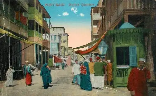 Egypt Port Said Native quarters