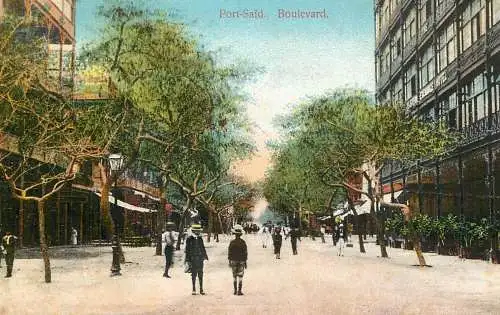 Egypt Port Said boulevard
