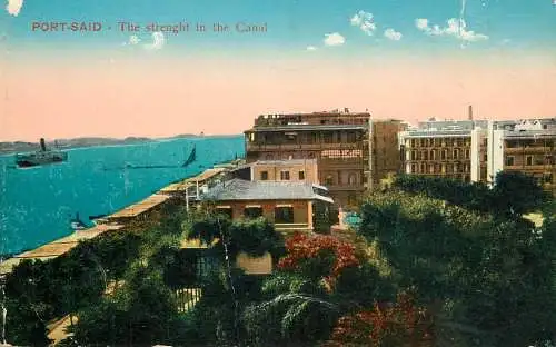 Egypt Port Said Suez canal ships