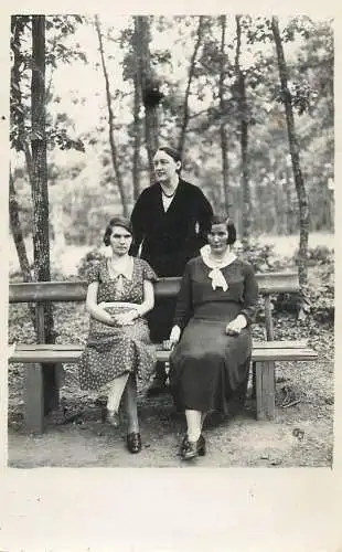 Family social history souvenir photo postcard