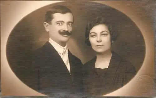 Foto studio Varga Debrecen 1929 souvenir photo postcard