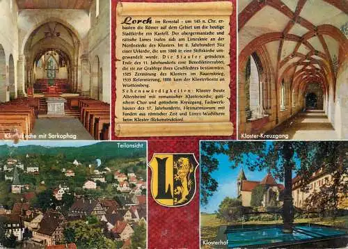 Germany Luftkurort Lorch romanisches Kloster multi view