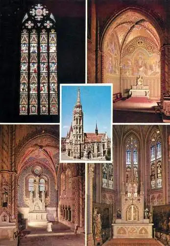 Hungary Budapest Matthiaskirche multi view