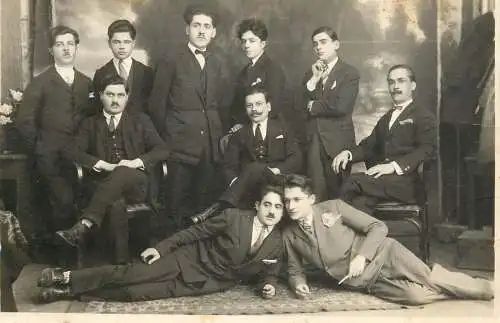 Souvenir photo postcard Romania studio foto Bucuresti Studentika