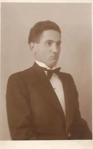Souvenir photo postcard Romania studio Dr. Czettell Dej 1939