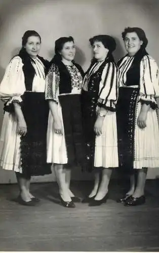 Romania ethnic folk types from Transylvania costumes photo c.1963