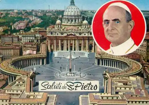 Italy Roma Piazza S Pietro general view