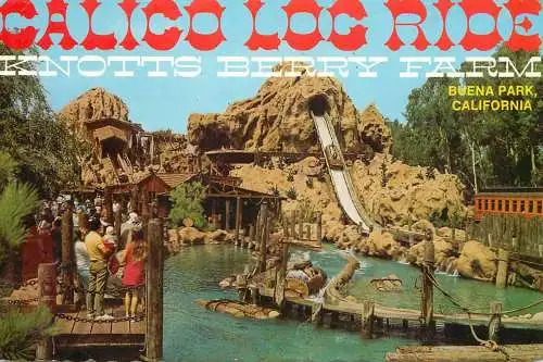 USA Buena Park CA Calico Lac Ride & Knotts Berry Farm