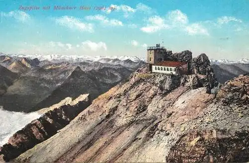 Germany Zugspitze mit Munchner Haus