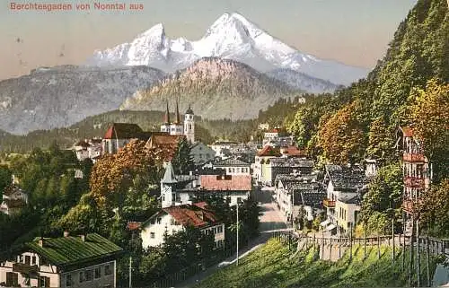 Germany Berchtesgaden von Nonntal aus