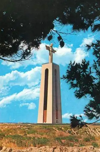 Portugal Almada near Lisboa Monument to King Christ