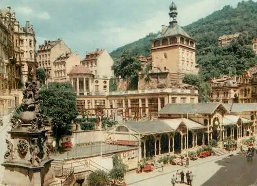 Czech Republic Karlovy Vary Marktkolonnade