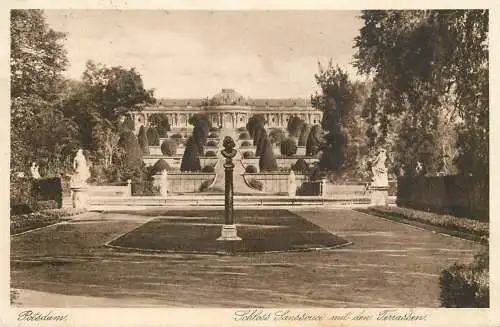 Germany Potsdam Schloss Sanssouci mit den Terrassen