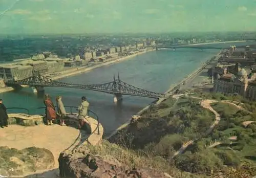 Hungary Budapest view of the Danube & cityscape
