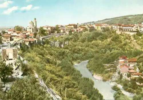 Bulgaria Tirnovo with Yantra river view