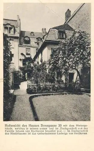 Germany Hofansicht des Hauses Bonngasse