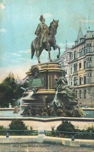 Germany Koln kaiser Wilhelm denkmal