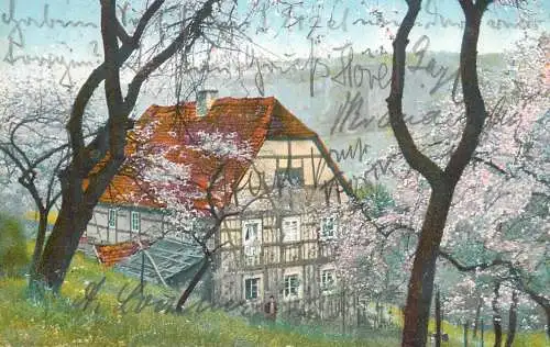Germany painting village and house