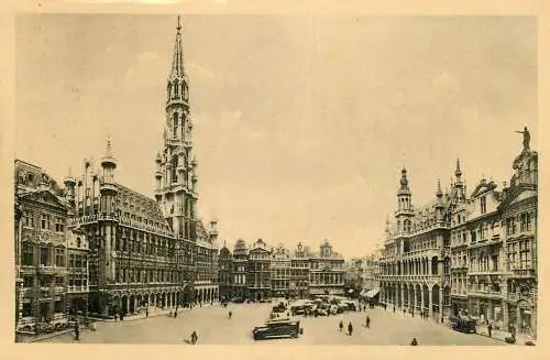 Belgium Bruxelles Grand Place vue generale