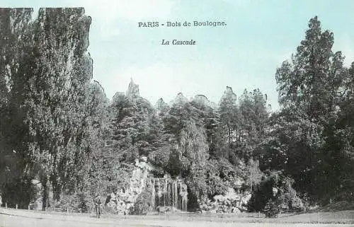 France Paris Bois de Boulogne La Cascade