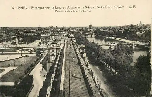 France Paris vue panoramique