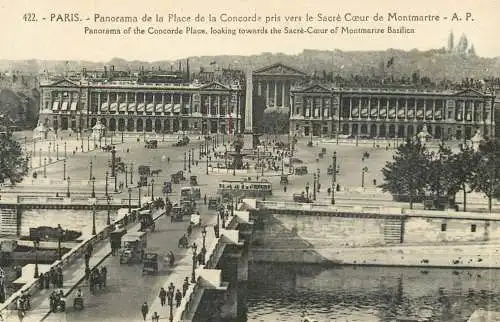 France Paris Panorama de la Place de la Concorde