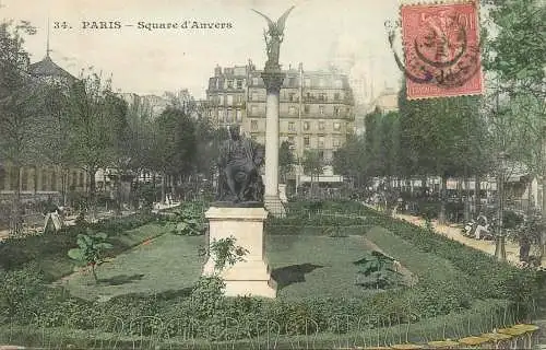 France Paris Square d'Anvers
