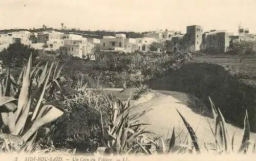 Tunisia Sidi Bou Said un coin du village