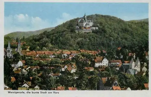 Germany Harz Wernigerode die Bunte Stadt am Harz